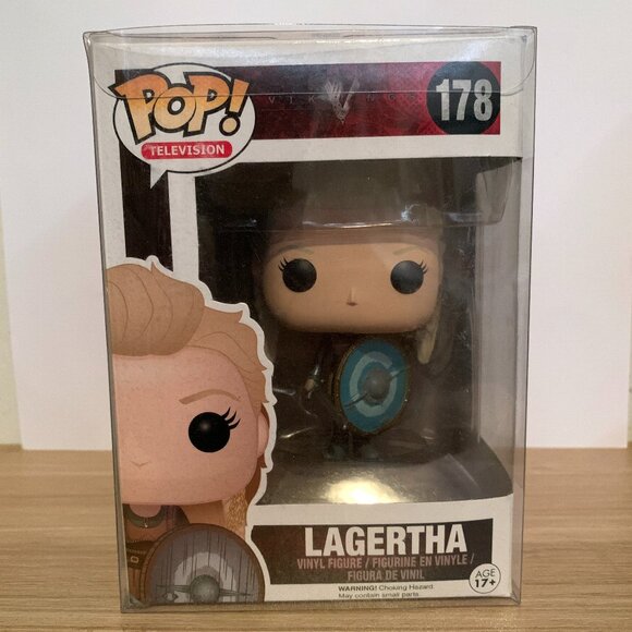 Funko Pop! Lagertha #178 Vinyl Figure Vikings W Pop Protector (Vaulted) - Picture 1 of 2